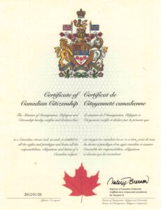 Get Canadian citizenship through a grandparent